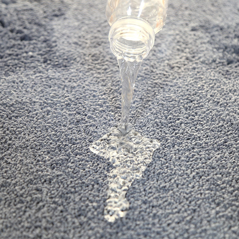 Feblilac Halbrund Solid Gold Gepolsterte Badematte, Mehrere Größen Weiches Plüsch Wasser-Absorbierend, Rutschfeste Toilettamatte, Weicher Dicke Badezimmerteppich, Reine Badezimmermatten, Einfache Beste Baderugs, Heiße Duschmatte Rutschfest, Toilettenmatte