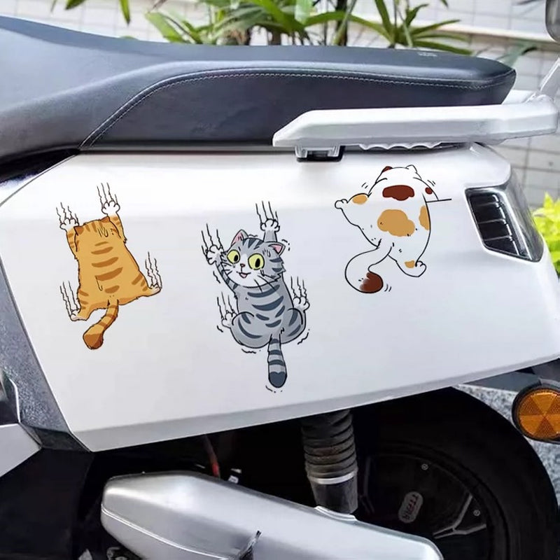 Frendorf | Niedliche Katzen Cartoon Aufkleber Auto Aufkleber