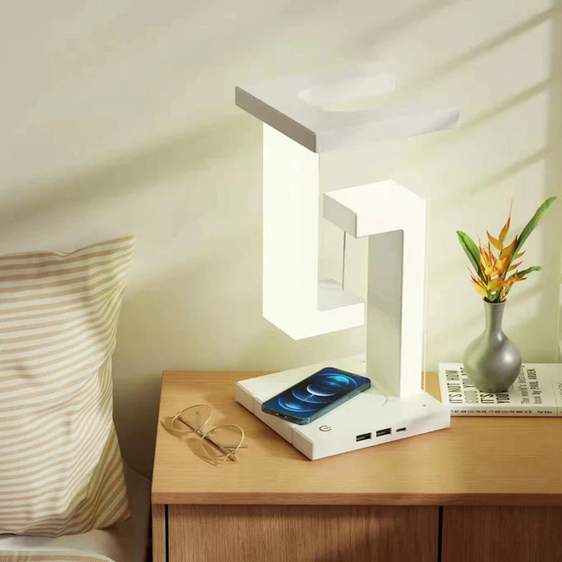 Drahtloses Ladegerät - GlowCharge - Schnellladung - Magische Atmosphäre im Zimmer