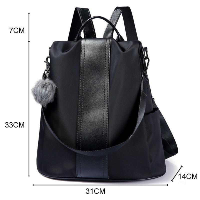 Frendorf | Wasserdichte Nylon Anti-Diebstahl Rucksack