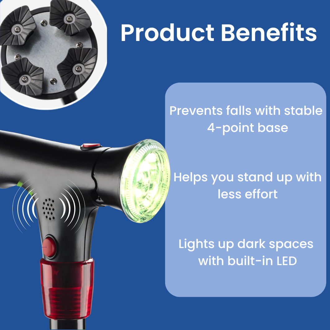 Frendorf | Gehhilfe | Ergonomisches, leichtes Design für Senioren & Mobilitätsunterstützung