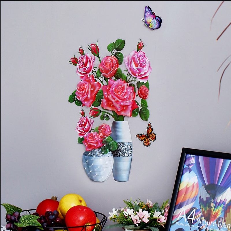 Frendorf | DIY Pflanze Vase 3D Stereo Aufkleber Selbstklebend