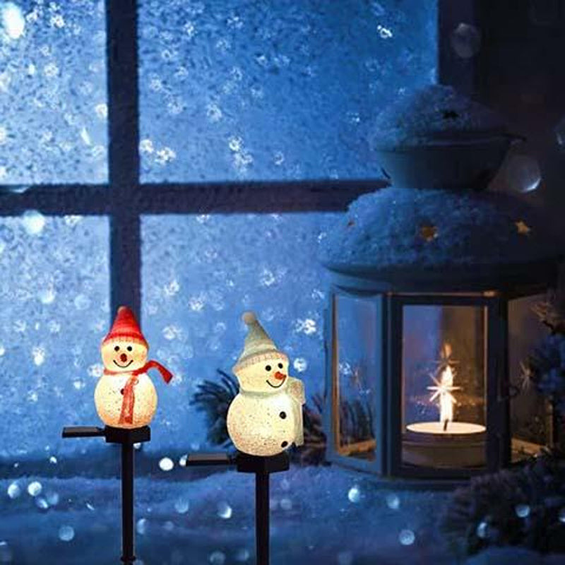 Frendorf | Super süße wasserdichte Solar Schneemannlampe