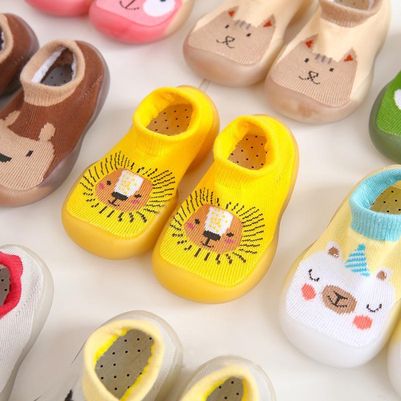 Frendorf | BabyFeet Niedliche Tiere - Rutschfeste Baby Schuh-Socken