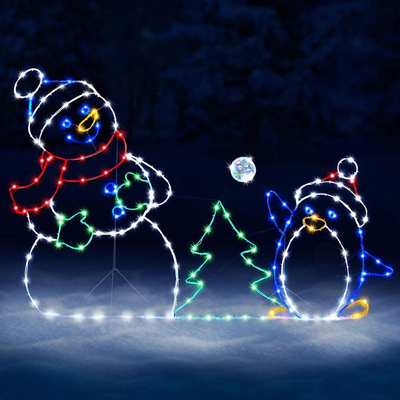 Frendorf | Verspieltes animiertes Schneeballlicht
