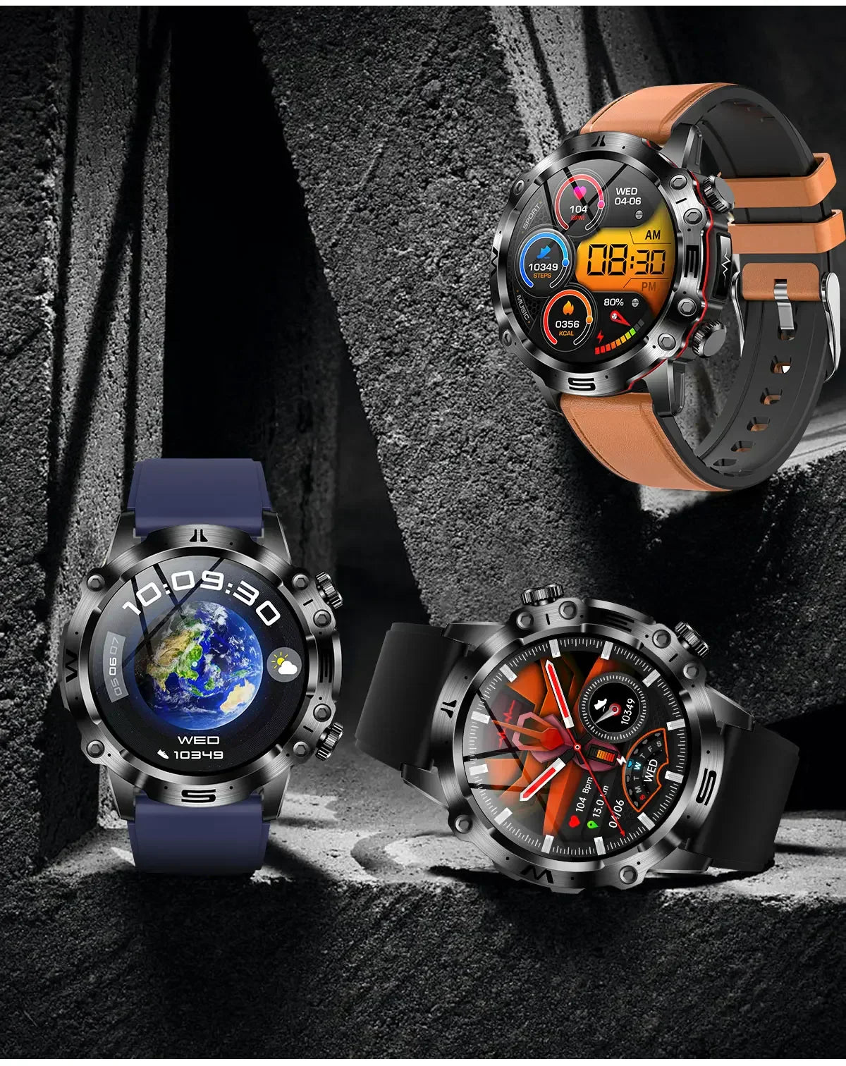 Frendorf | Fortgeschrittene Blutzucker-Armbanduhr - Gesundheits-Smartwatch Hochwertige ECG- & PPG-Technologie