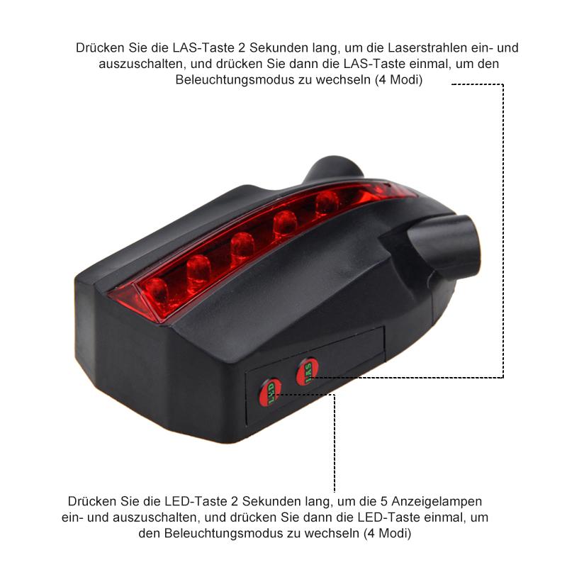 Frendorf | Fahrrad Laser Projektionsrücklicht