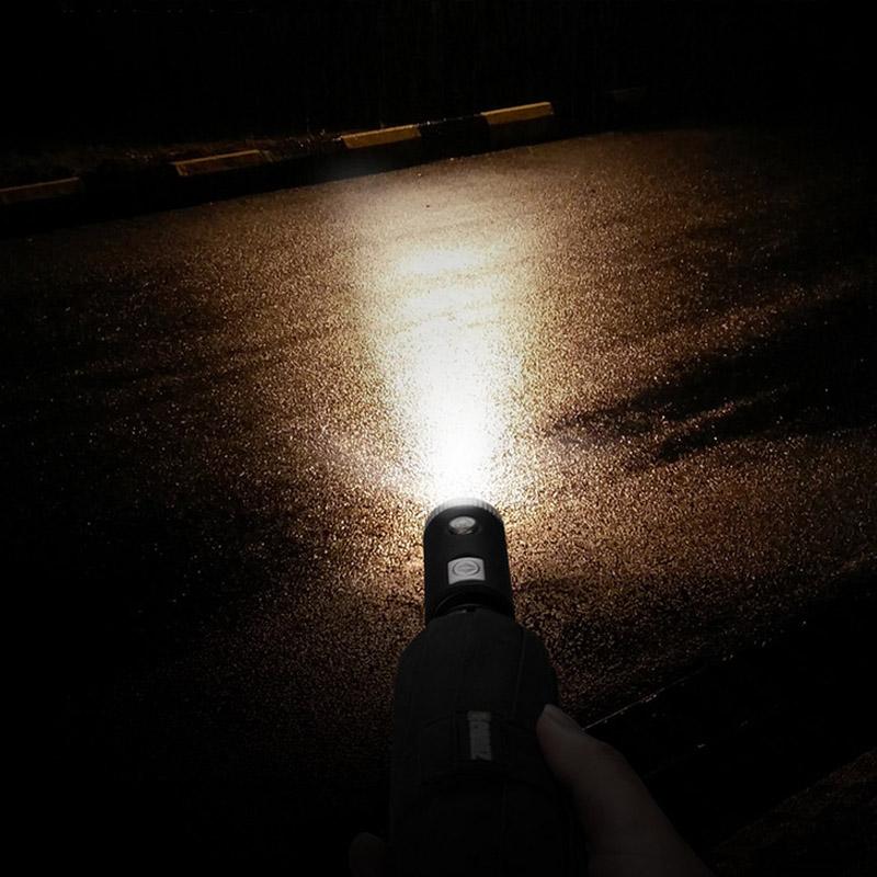 Frendorf | Automatischer Faltregenschirm mit reflektierendem Streifen