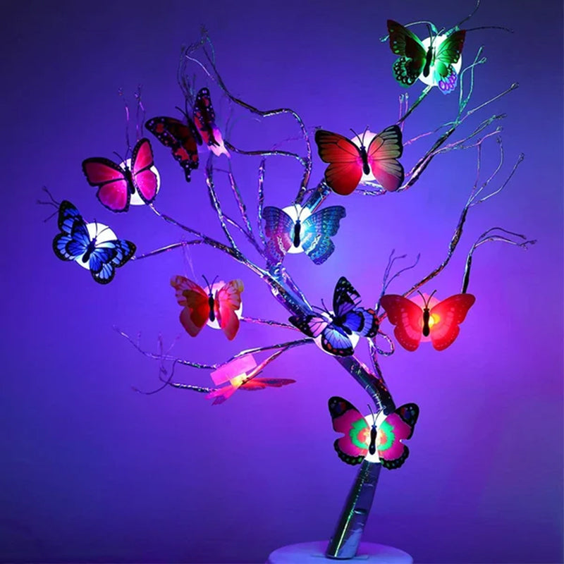 Frendorf | LumiWings - 3D bunte LED Schmetterlings Nachtlichter