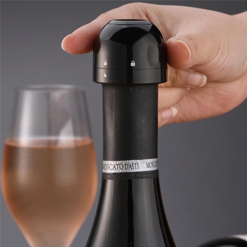 Wiederverwendbarer auslaufsicherer Silikondichtungsverschluss für Champagner- und Weinflaschen