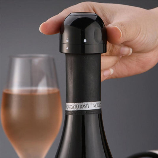 Wiederverwendbarer auslaufsicherer Silikondichtungsverschluss für Champagner- und Weinflaschen