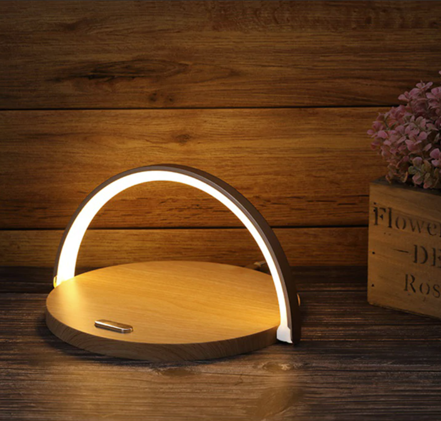 Frendorf | Bowlight Design | Atmosphärisches 3-in-1 Nachtlicht mit kabellosem Laden