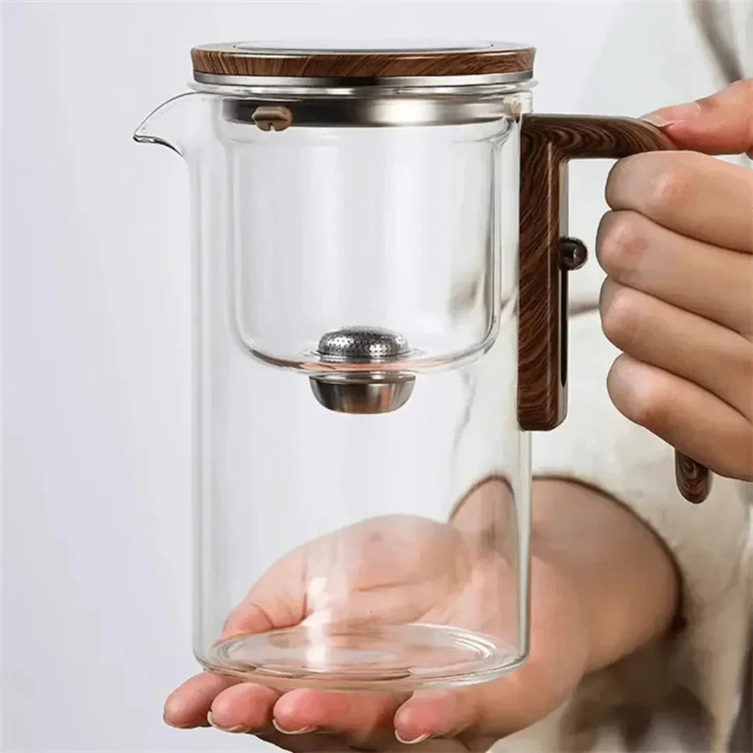 Frendorf | Elegante Glas-Teekanne mit Sieb