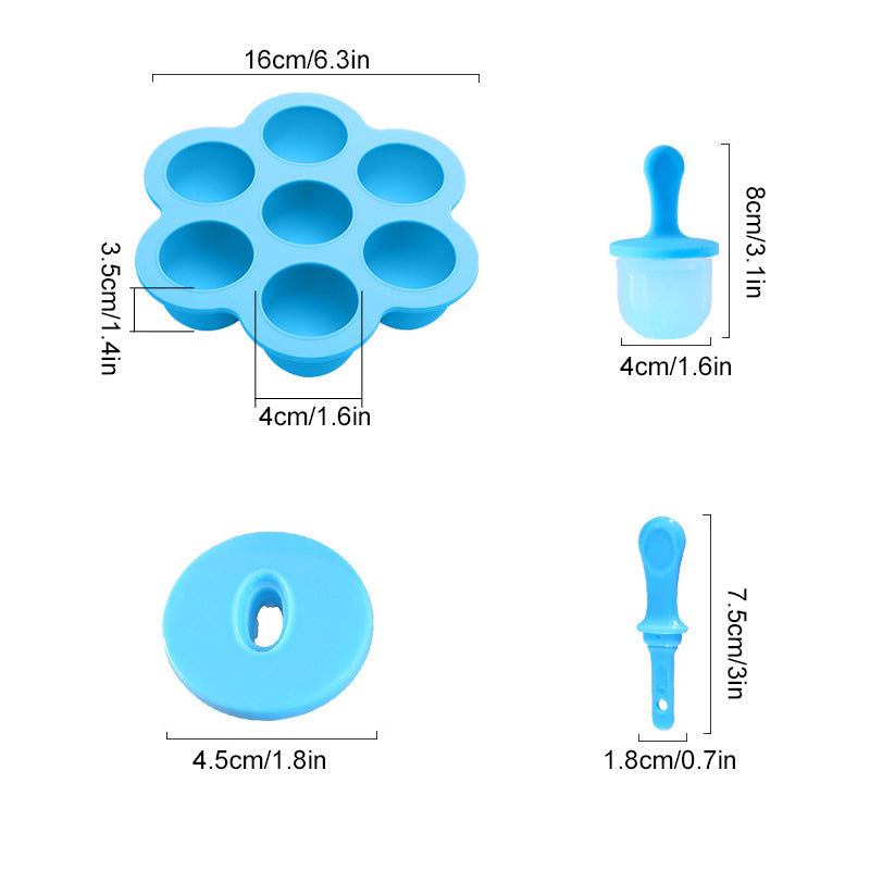 Frendorf | Mini Silikon Eisformen Set