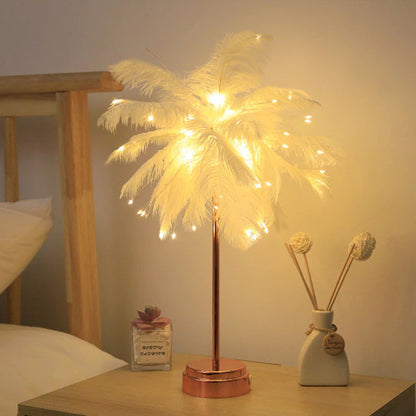 Kreative Baum feder tischlampe