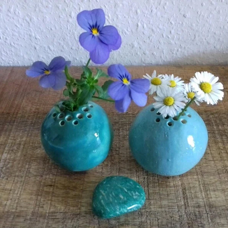 Frendorf | Harz Handgefertigte Vase Blumenstein Tischdekoration