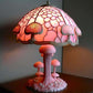Frendorf | Buntglas-Pflanzen-Serie Tischlampe