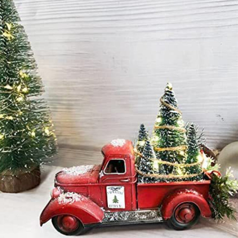 Frendorf | Roter Bauernhof-LKW Weihnachten Dekorationen