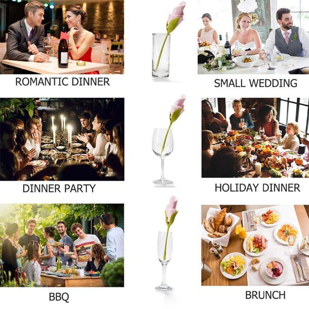 Frendorf | Bloom Serviettenhalter für Tische (4 Stück)