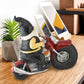 Frendorf | Die Biker Gnom Statue Mini Garten Dekoration