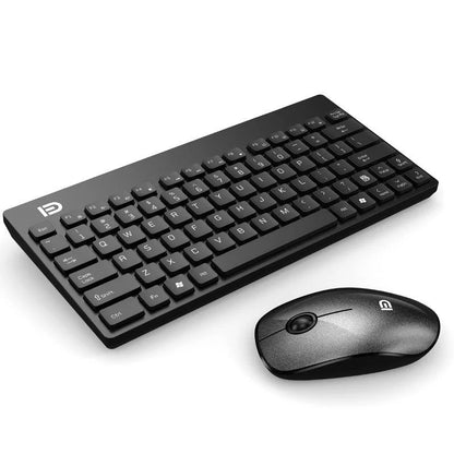 Frendorf | 2,4 GHz Ultrathin Tragbares Drahtloses Tastatur- und Maus-Combo Mit Multimedia-Shortcuts, Langer Akkulaufzeit & Ergonomisches Design