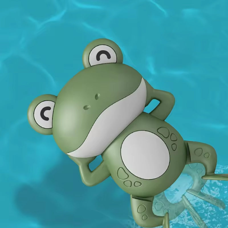 Frendorf | Baby Shower Uhrwerk Süßes Tier Schwimmender Frosch