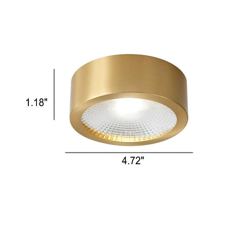 Frendorf | LumoLux Ultra-thin LED Deckenleuchte | Kupfer | Modernes Design | Dimmbare Deckenlampe | Energieeffizient | Stimmungslicht