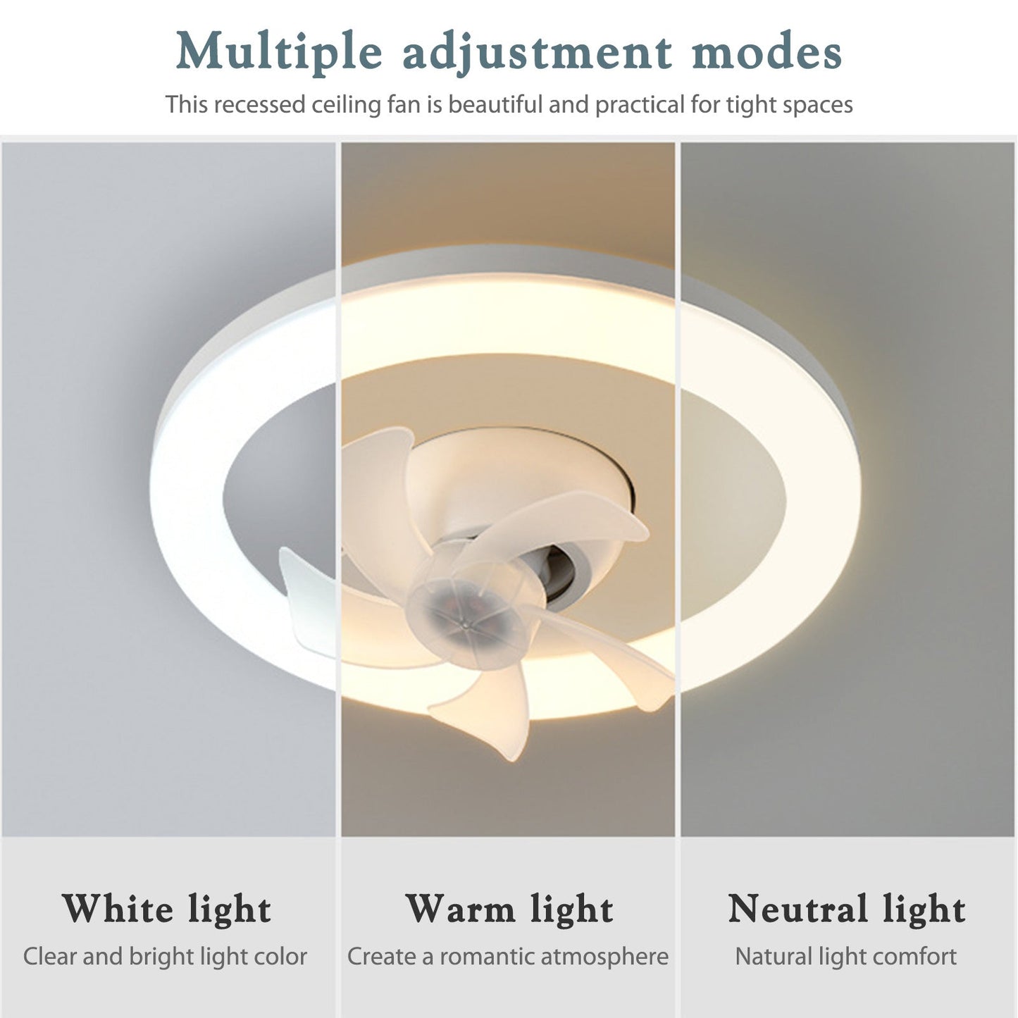 Deckenventilator mit Licht - FanLite - Multifunktional - Mühelose Eleganz