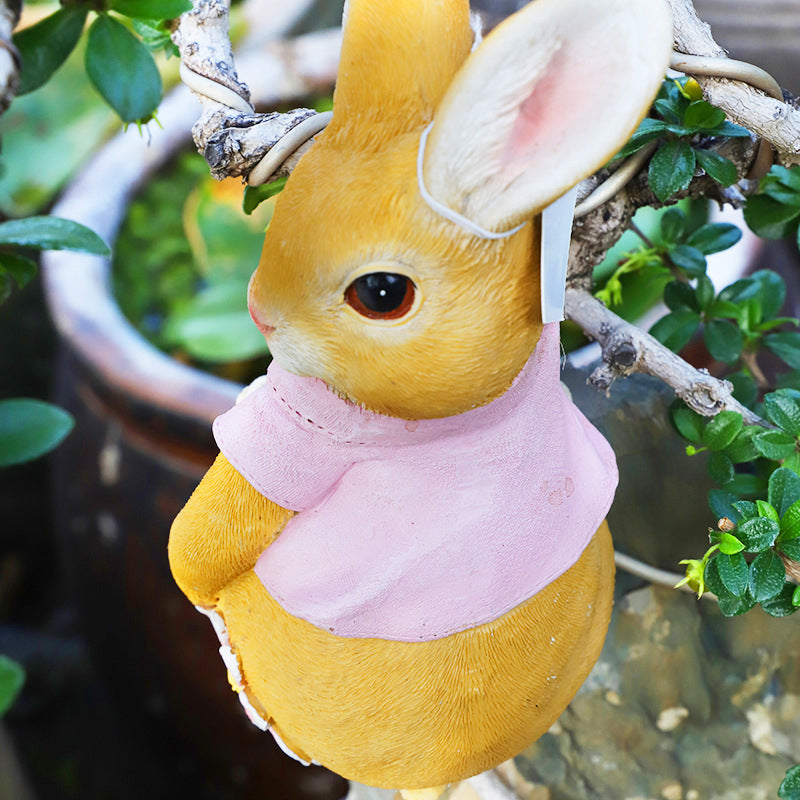 Frendorf | Garten Cartoon Kaninchen Hängeornament