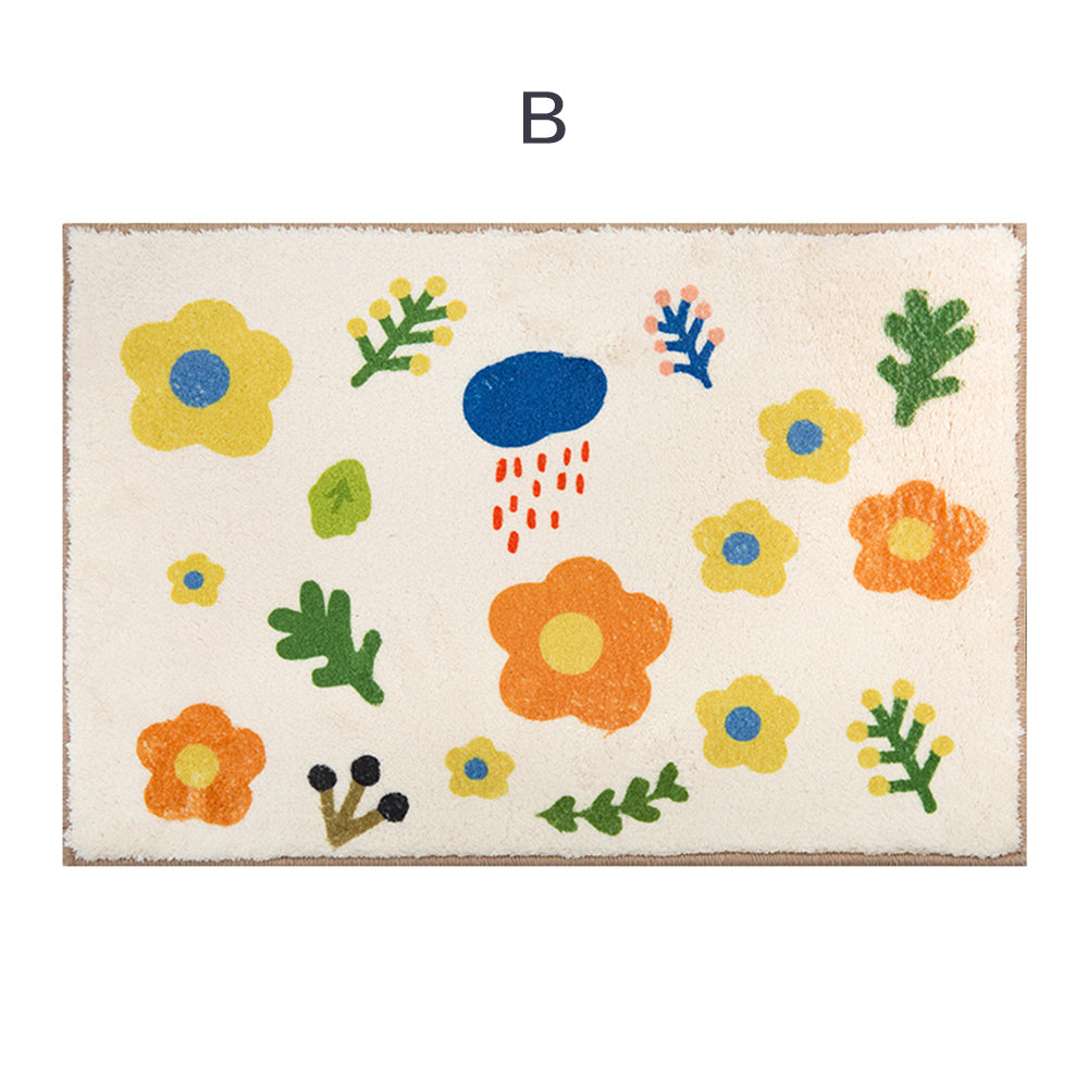 Süße Blumen Badematte