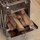 Frendorf | Outdoor Klappholzofen Mini Edelstahl Grill Camping Picknick