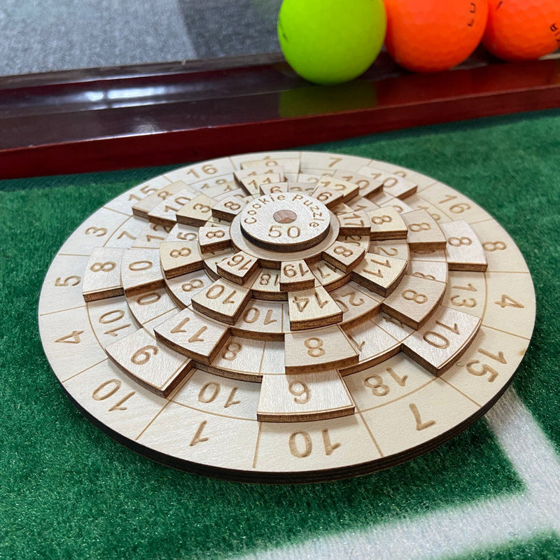 Frendorf | Safecracker 50 Holzpuzzle - Schwieriges mathematisches Brain-Teaser für Erwachsene