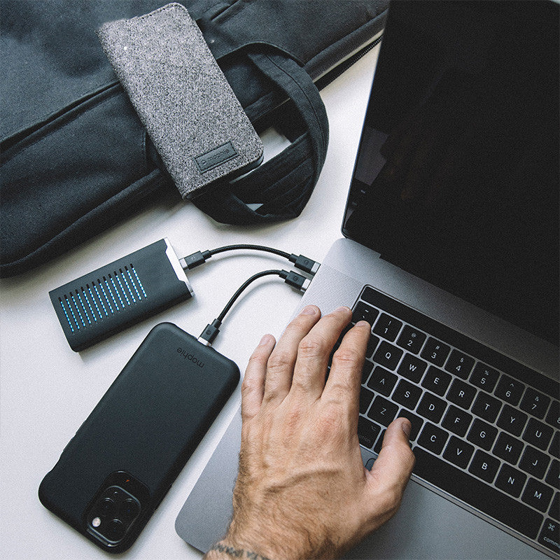 Frendorf | 18W Type-C zu Lightning zu USB-A Set