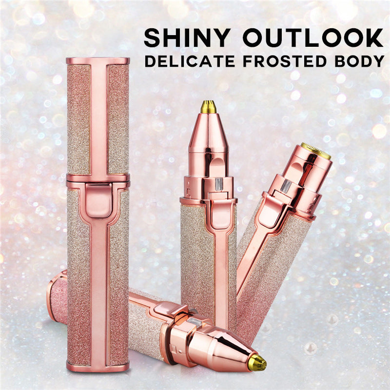 Frendorf | 2 in 1 Schmerzfreie Augenbrauen / Gesichtsbehaarung Entferner Maschine