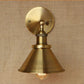 Schmiedeeisen -Vintage Wandleuchte - Messinglampe