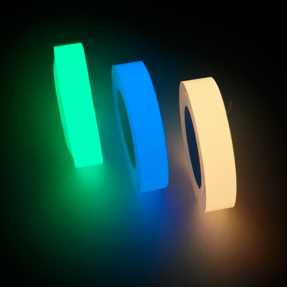 Frendorf | GlowPro Luminous Klebeband | Selbstklebend | Leuchtend im Dunkeln | Sicherheits- & Dekoband
