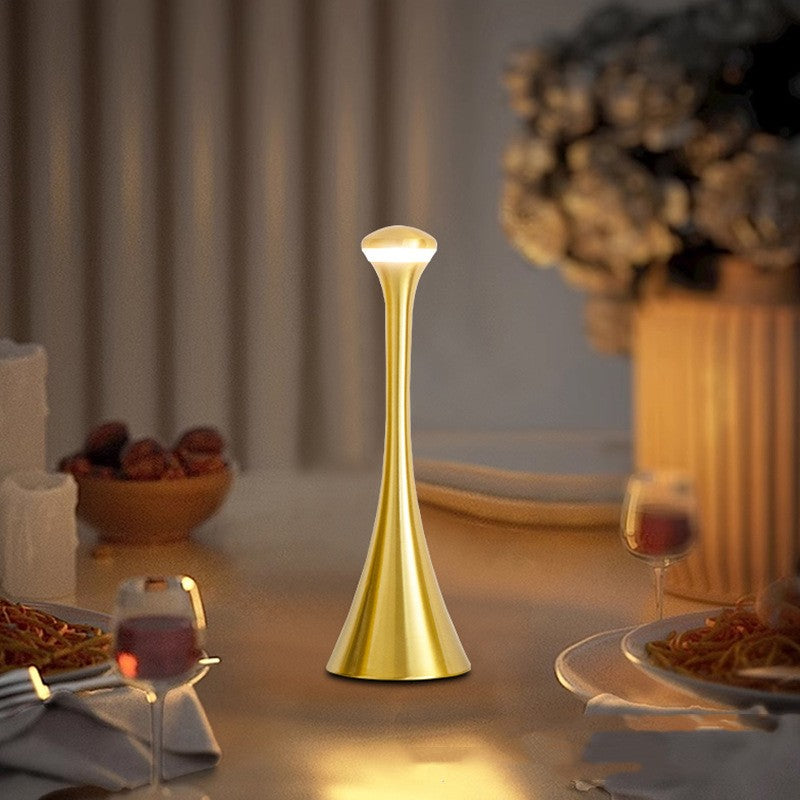 Frendorf | EvoLuxe Kabellose Tischlampe – Stilvolle Beleuchtung mit Touch-Dimmfunktion