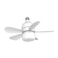 Frendorf | 2-in-1 LED Deckenventilator Licht mit Fernbedienung, E27/B22 Sockel