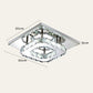 Frendorf | Deckenleuchte Kristall LED Modern Flush Fixture