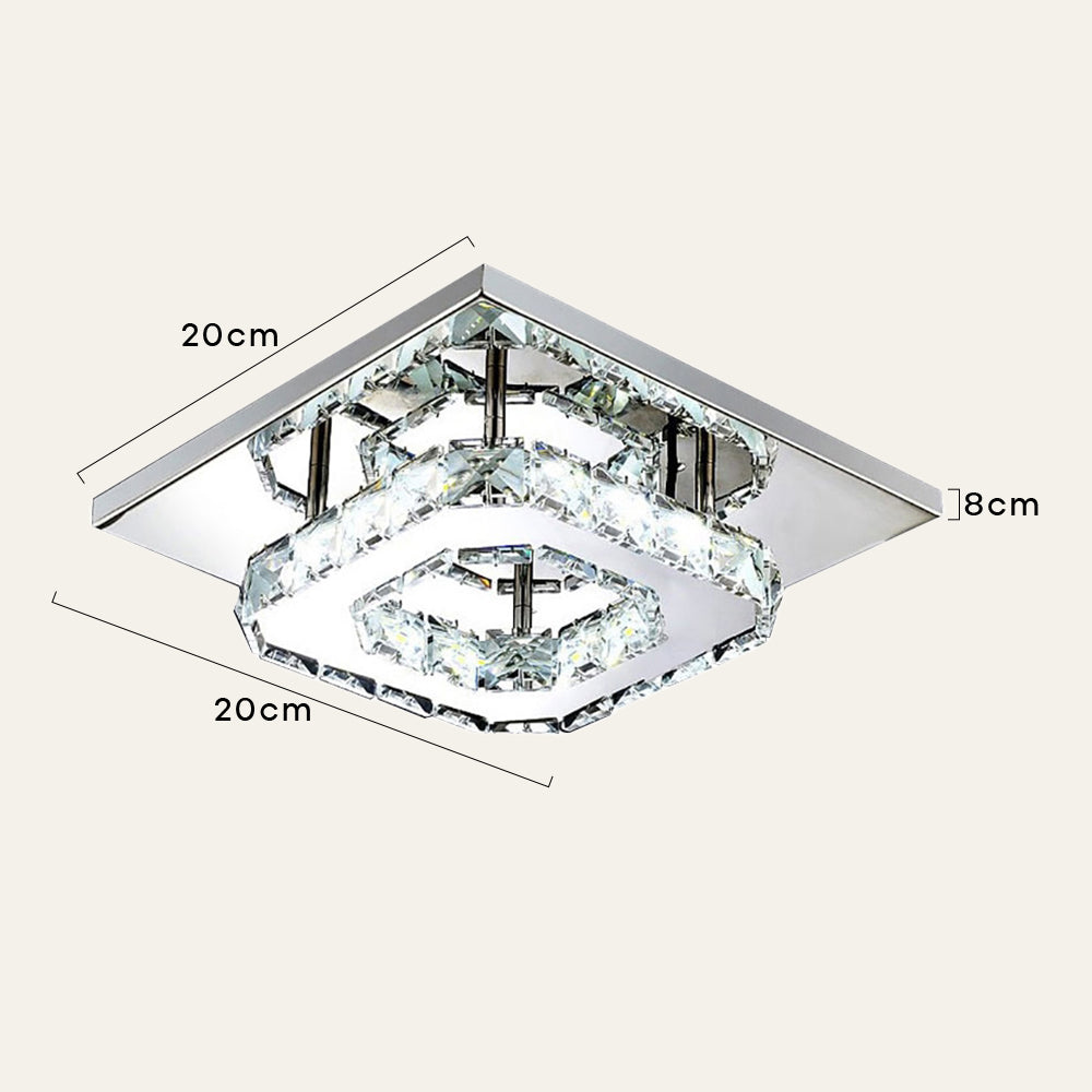 Frendorf | Deckenleuchte Kristall LED Modern Flush Fixture