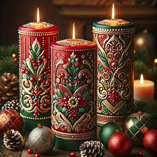 Frendorf | Rustikale WeihnachtskaminKerze