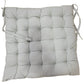 Frendorf | Luxuriöses solides quadratisches Stuhlkissen 40x40x5cm - 100% Baumwolle Kissen für Komfort und Stil