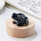 Frendorf natürliche Edelsteins geschnitzte Frosch Statue Edelstein Dekoration