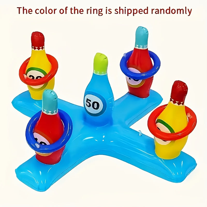 Frendorf | Aufblasbares Wasser Bowling Set – Lustiges Poolspiel für alle