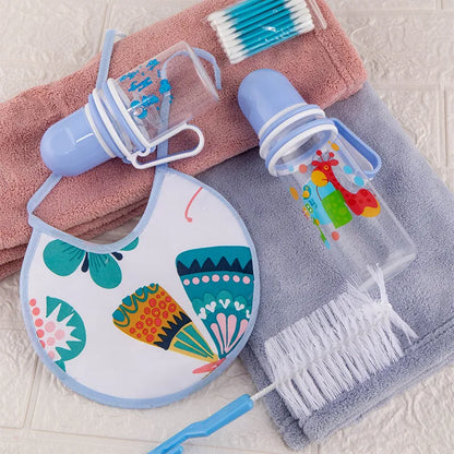 Frendorf | Baby Pflege Set mit Flaschen, Lätzchen & Reinigungsbürste