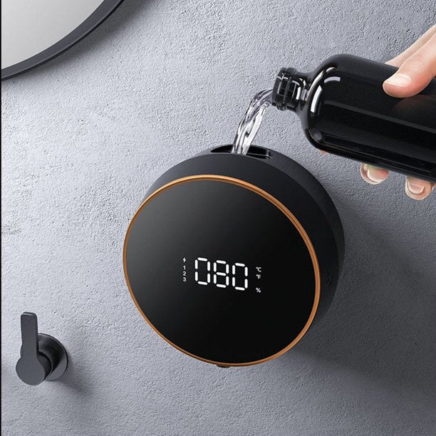 Frendorf | Berührungsloser, wandmontierter Schaumseifenspender mit LED-Temperaturanzeige