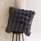 Neutral Luxury Fluffy Fur Throw Pillow │ High-end Warm Comfortable Cushions with pilling│ for Beds Living Room Sofa Home Decor Besontique