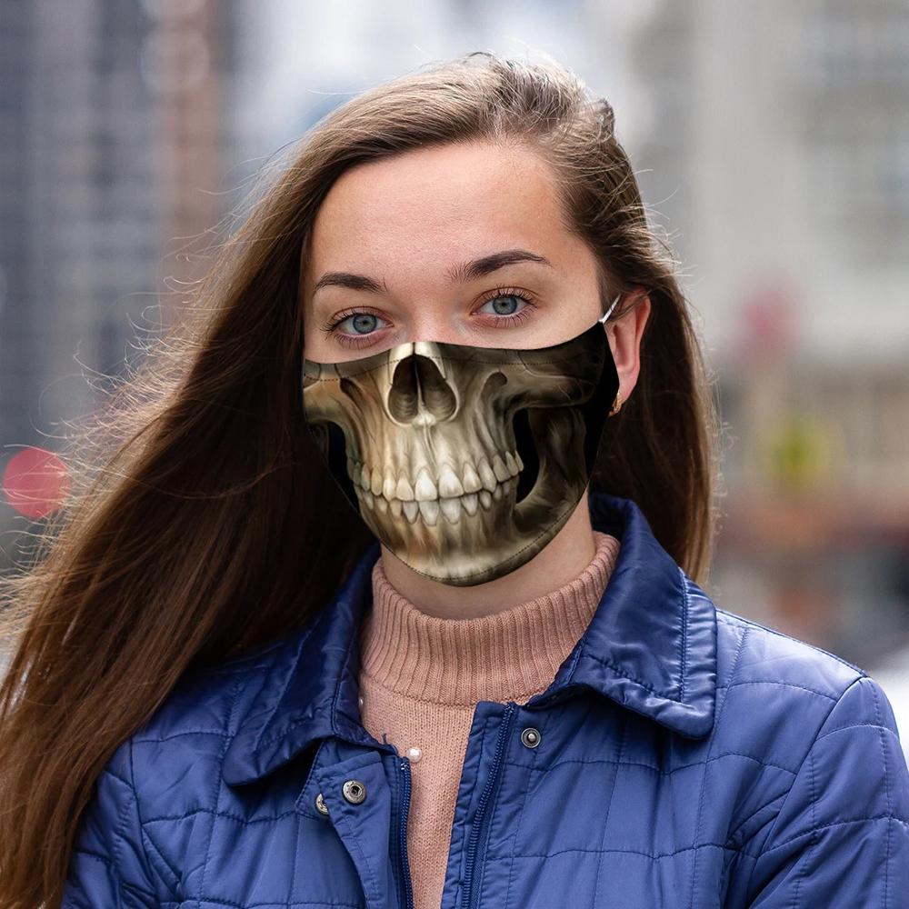 Frendorf | 3D Halloween Spezial Gruselige Gesichter Wiederverwendbare Gesichtsmasken