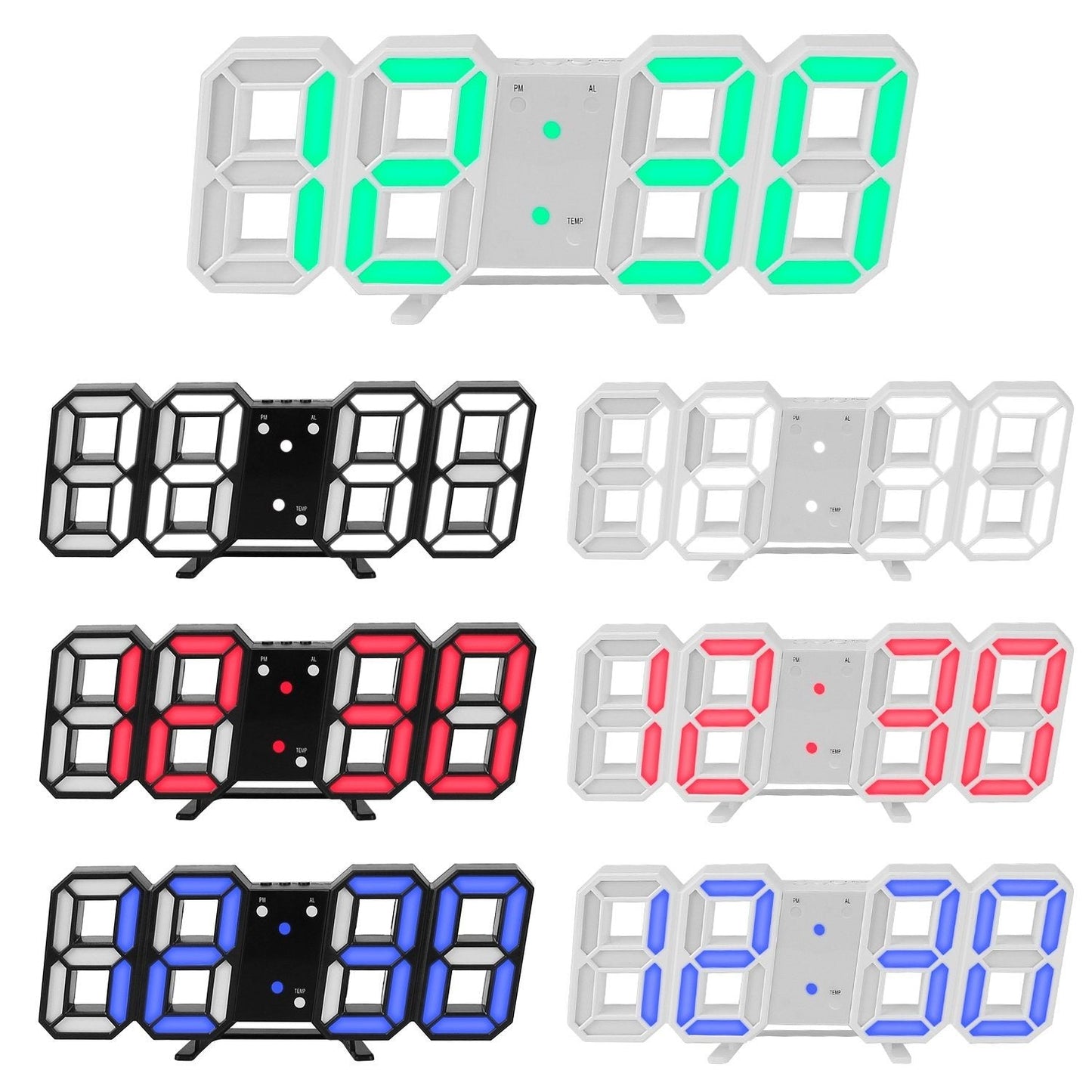 Frendorf | 3D LED Digital Wanduhr