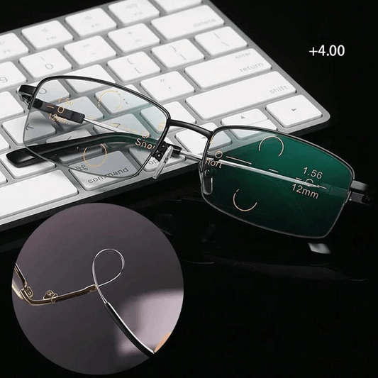 Frendorf | Titanium Progressive Fern- und Nahbereich Dual-Use Lesebrille